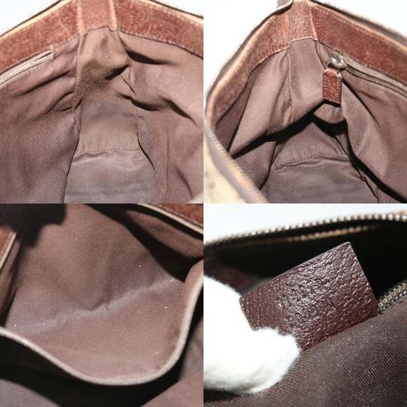GUCCI GG Canvas Shoulder Bag Beige Brown - Picture 12 of 12